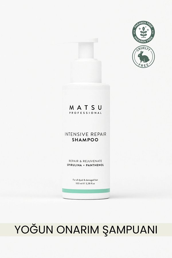 MATSU-Intense Repair Intensive Repair Hair Care Shampoo for Dyed and Damaged Hair 100 ml 1