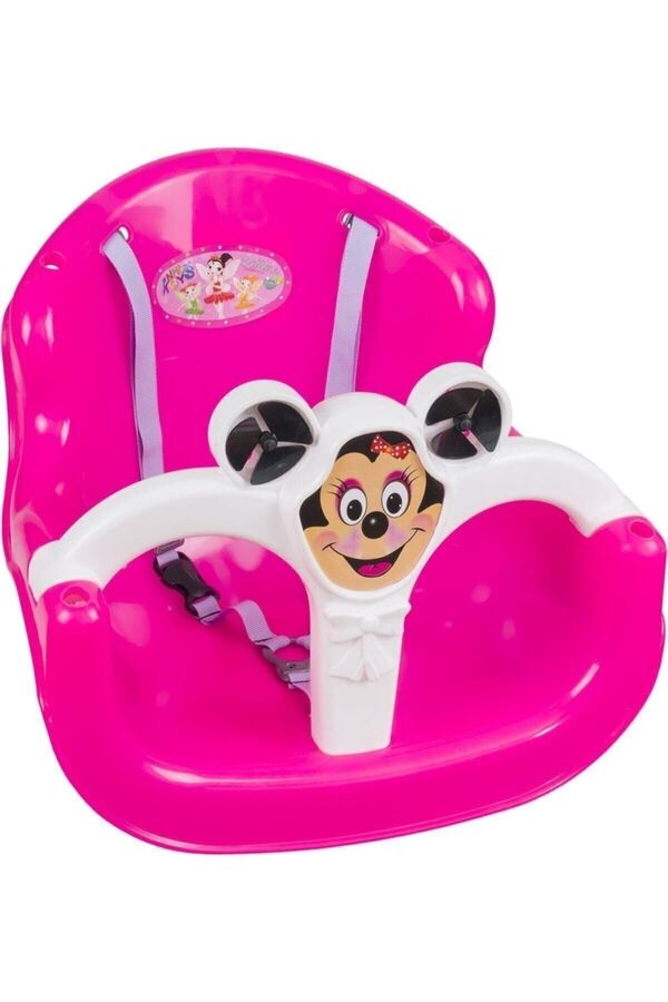 Enhoştoys Salıncak Bebek Ve Çocuk Salıncağı Emniyet Kemerli Korumalıklı Ipli Salıncak