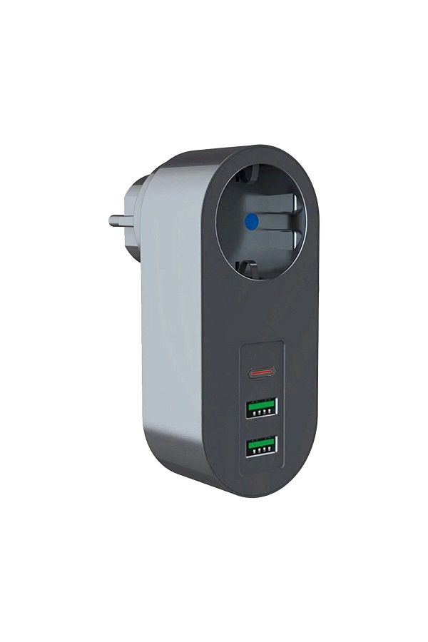Tootech-مقبس واحد مزود بمنفذ USB ومدخل واحد من النوع C للحماية الحالية لأجهزة كمبيوتر الألعاب والمهنيين 1