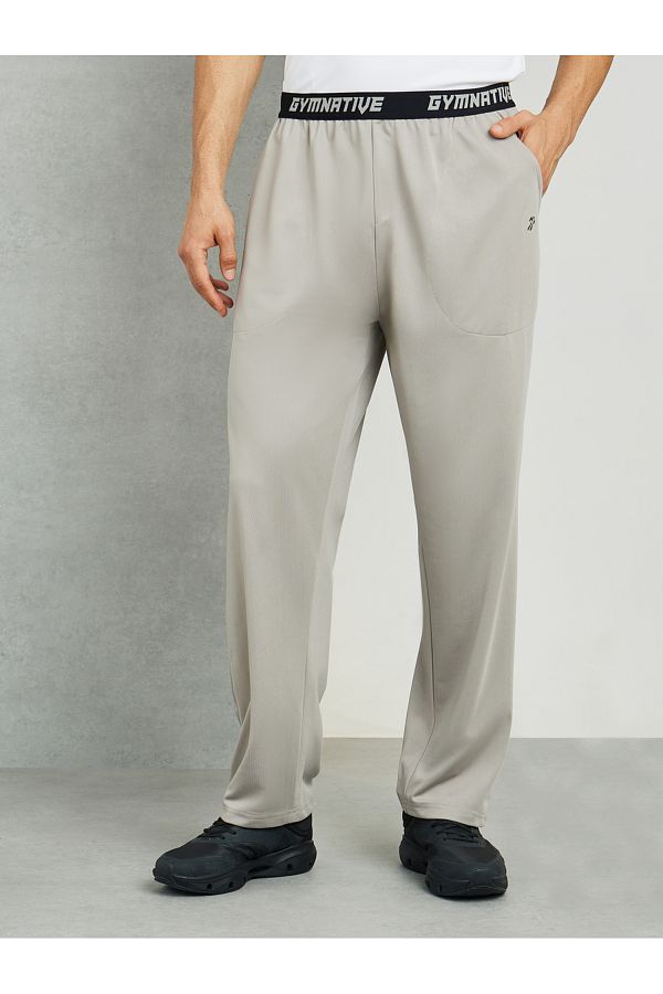 Styli Super Soft Relaxed Fit Training Track Pants with Contrast Elastic Waistband Trendyol