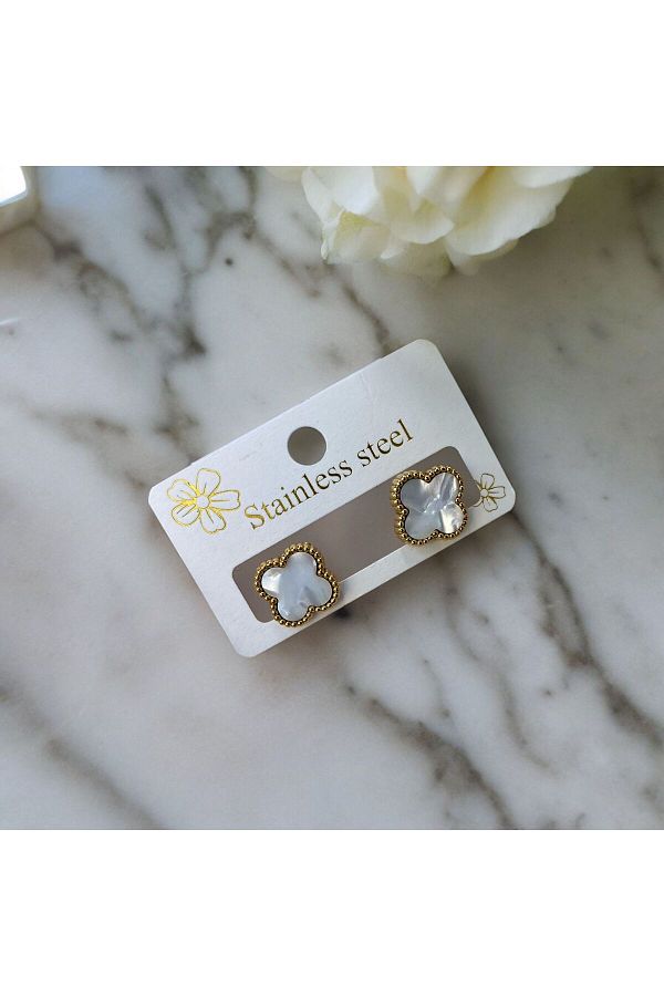 Welo Design-Basic Earrings - White Color 1