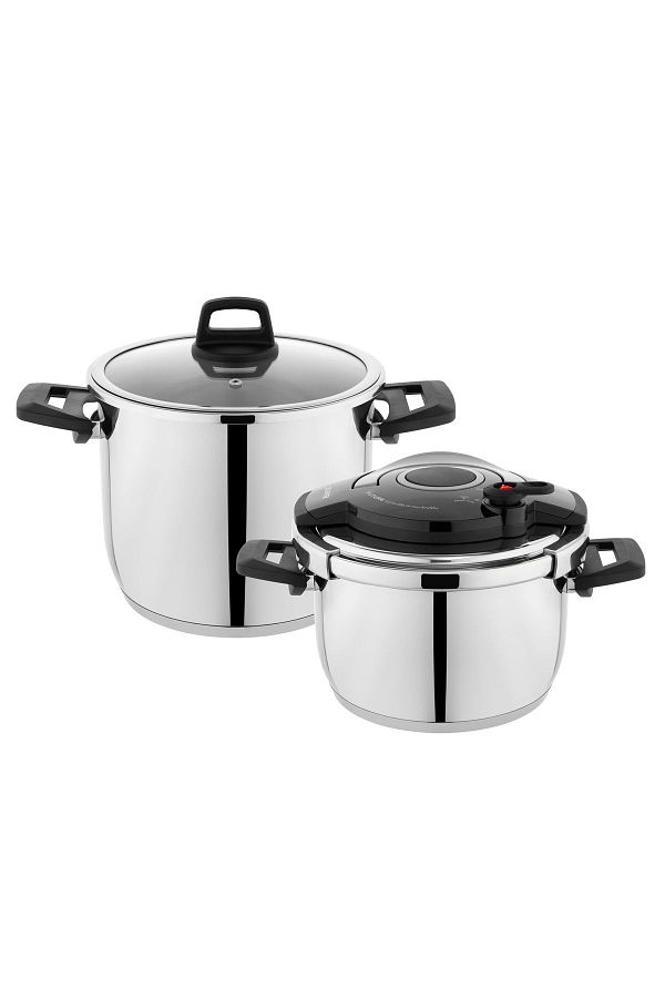 Steel cooker set best sale