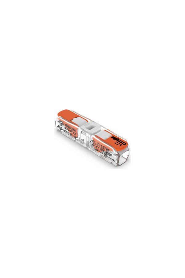 WAGO-221-2401 Transparent Junction Box Terminal Block - 2 Conductor, 2x4 Mm2, 12AWG, 10 Pieces 1