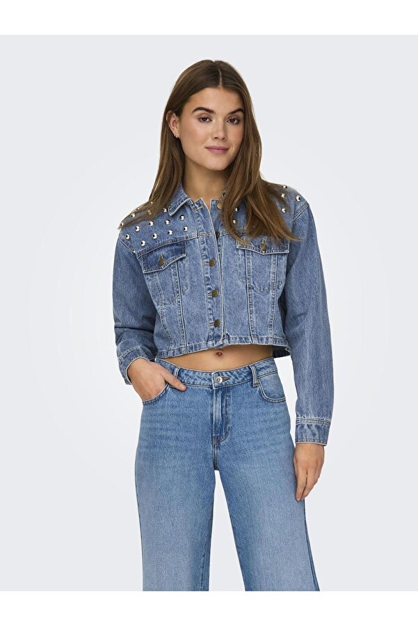 ONLY Jeansjacke Onlzendaya Jeansjacke- Trendyol