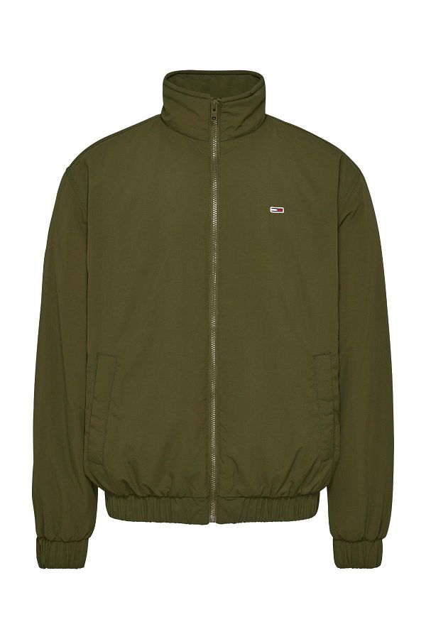 Tommy Hilfiger Men s Green1 Coat with Brand Logo Suitable for Daily Use Dm0dm17238 mr1 Trendyol