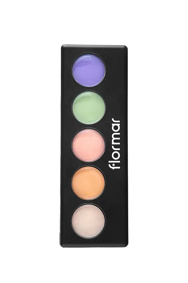 Flormar-5-Piece Camouflage Palette - Color Balancing and Cream Concealer Palette 1