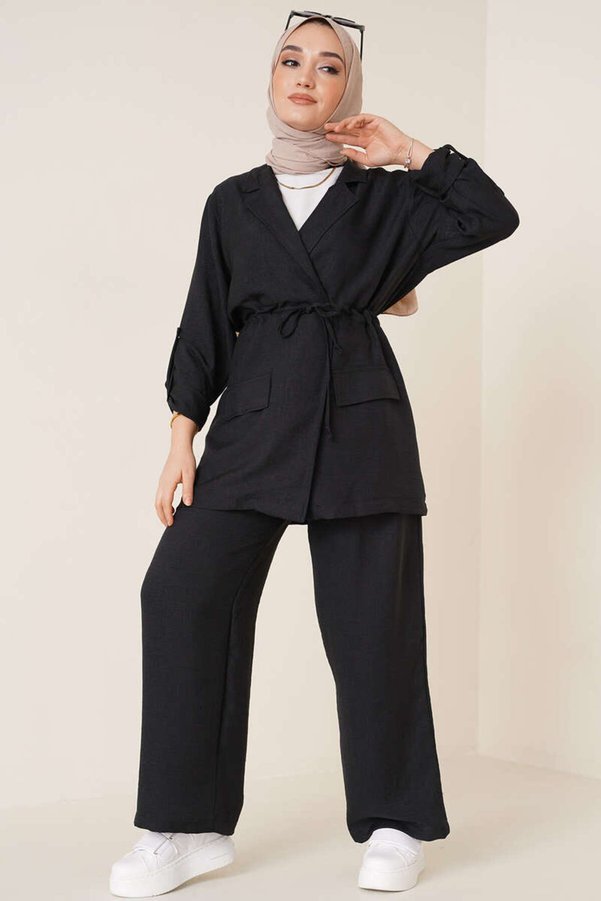 İKLİM LİFE Flared Jacket and Trousers Set