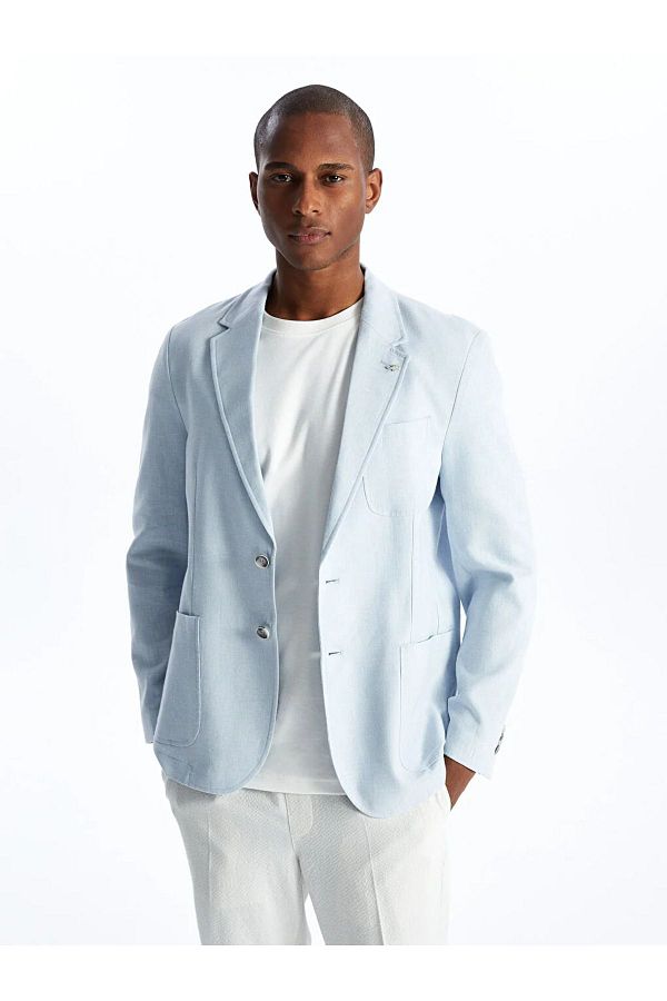 Mens blazer jacket slim fit top