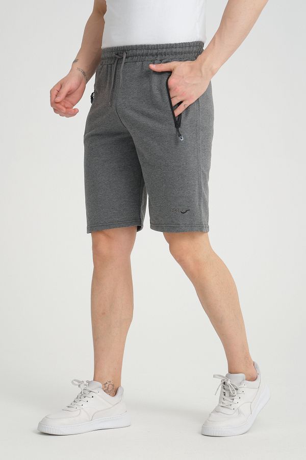 RDR-X-Men's Anthracite Combed Fabric Bermuda Shorts 1