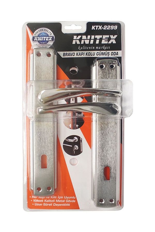 Çelik Accessories-Ktx-2299 مقبض باب برافو فضي - Oda-86 1