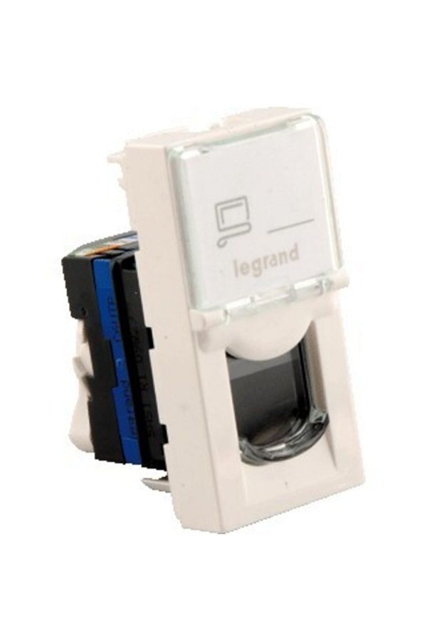 Legrand-076561 Lcs2 System Armada Rj45 Cat6 Socket - Utp - 1module - White 1