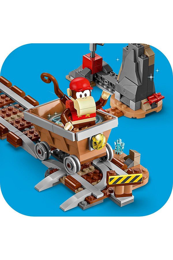 LEGO Super Mario Diddy Kong s Mine Cart Expansion Set 71425 Toy Building Set 1157 Pieces Trendyol