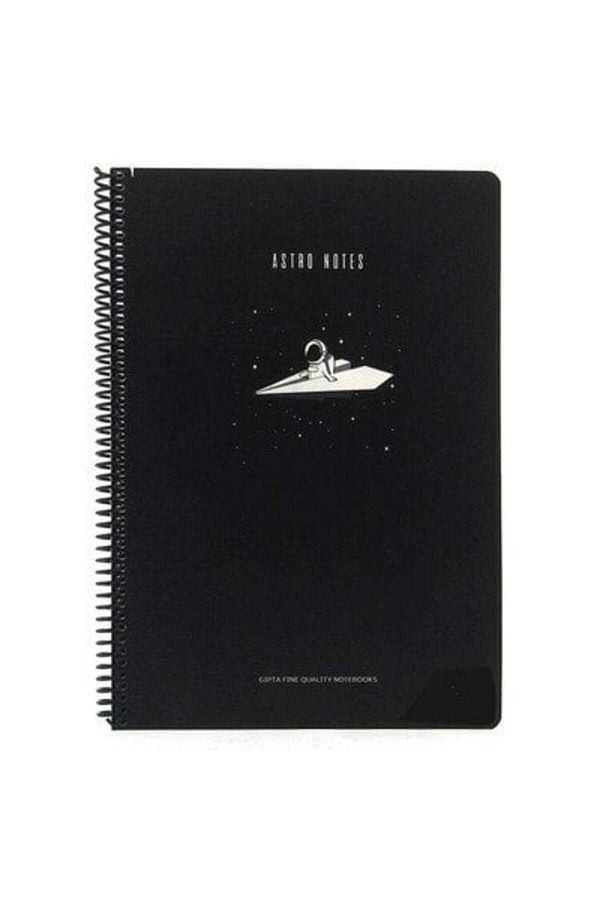 Gıpta-Astro Notes Airplane Spiral Paperboard Cover 80 Sheets A4 Lined Notebook 1