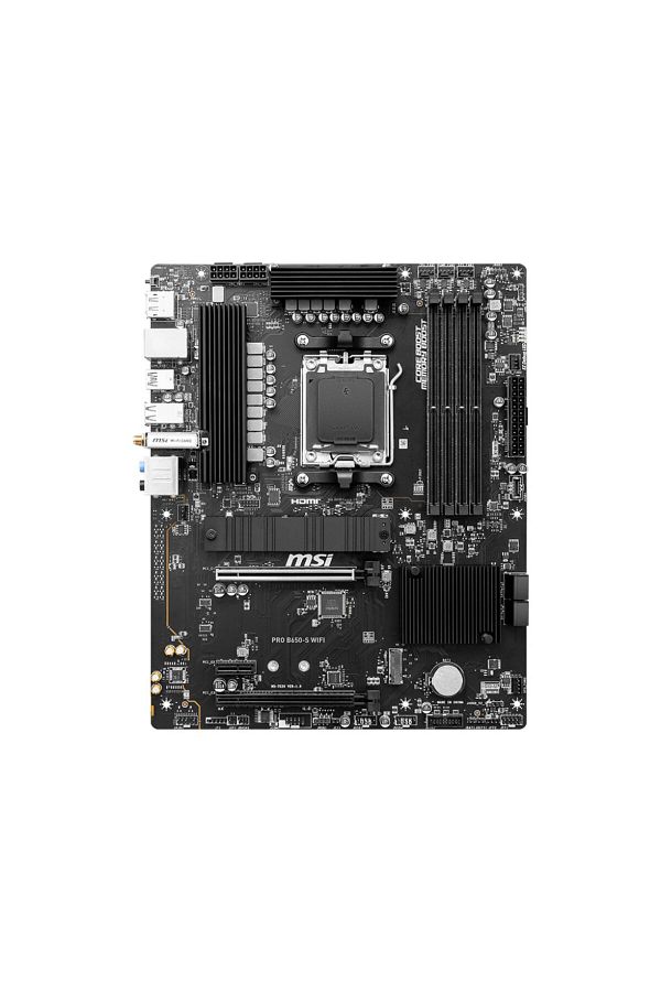 MSI-PRO B650-S WIFI 6E ATX - AM5 DDR5 7200MHZ(OC) HDMI DP M.2 USB3.2 2.5G LAN 1