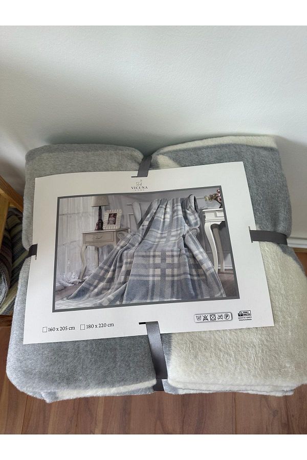 GENCEV HOME COLLECT ONS Double Luxury Plush Blanket 180x220 Trendyol