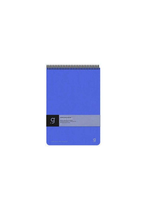 Gıpta-Blue Striped Spiral Block - 100 Sheets 17*24 Canvas Block Note 1