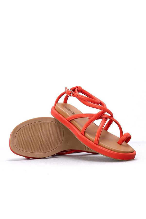 Gusse Women s Gladiator Sandals Genuine Leather Memory Foam 231907 Trendyol