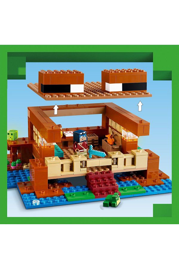 LEGO Minecraft Frog House 21256 Construction Set for Ages 8 and Up 400 Pieces Trendyol
