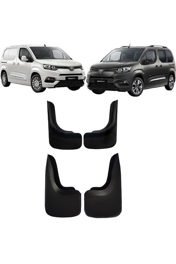 Yeni Dünya-Toyota Proace City & Cargo 4-Piece Mudflap Dust Cover Tyt0bx021 1