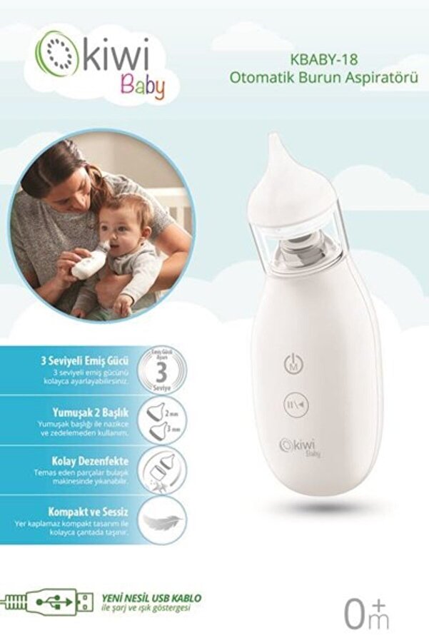 Kiwi Kbaby-18 Kbaby 18 Şarjlı Burun Aspiratörü