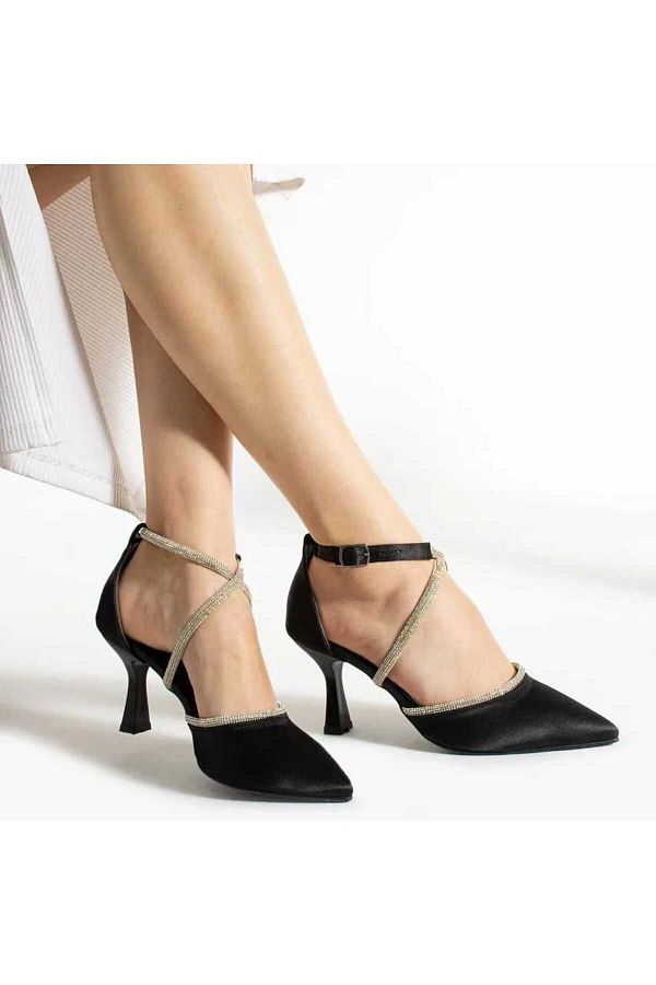 Satin evening shoes on sale