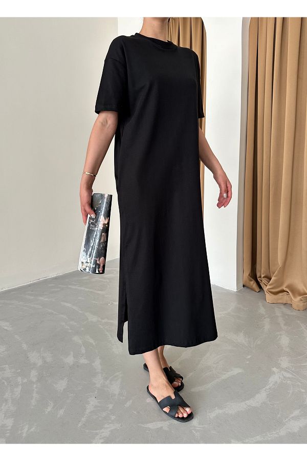 T shirt dress with slits store