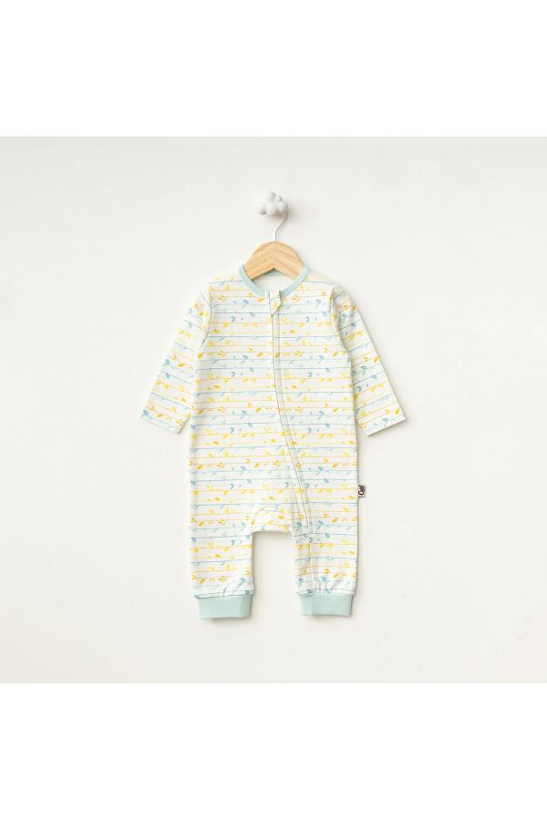Crazy Baby-Pure Love Ribbed Jumpsuit - Comfortable and Stylish Design 1