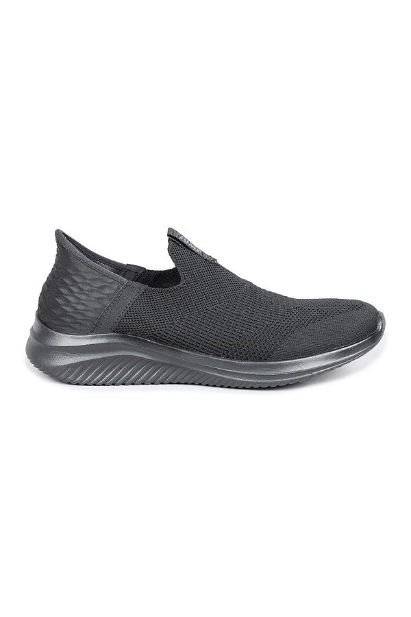 Laceless black sneakers deals