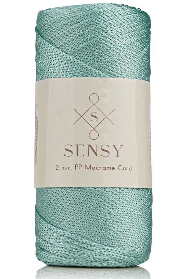 SENSY-2 Mm - 200 gr Polyester Macrame Thread Mint 230 M Polyester Macrame Thread Supla Thread And Bag Thread 1