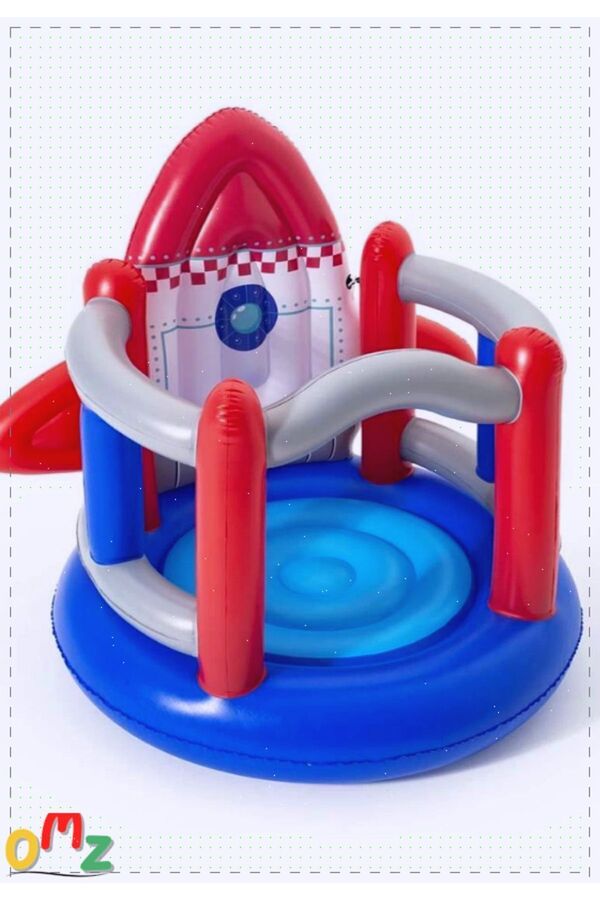OMZ Şişme Zıplama Top Havuzu 155 x 142 x 145cm Kız Erkek Oyuncak Montessori Oyuncaklar