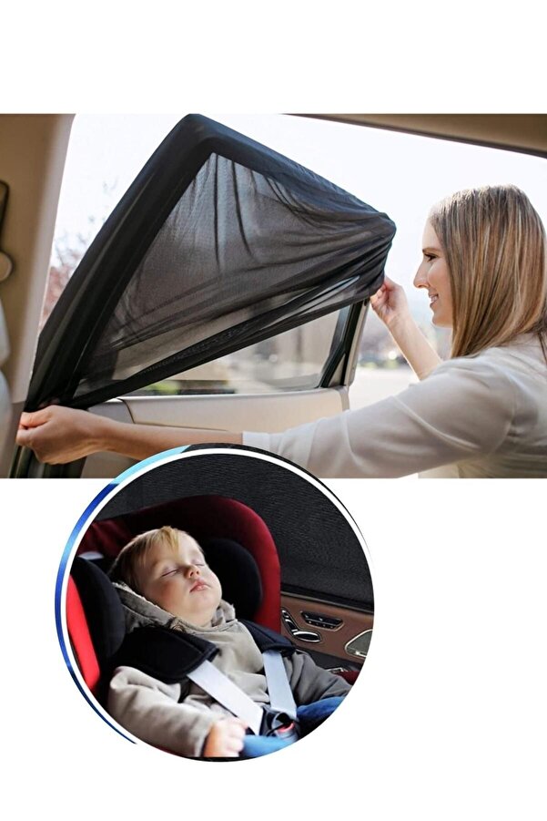 Genel Markalar Araç Yan Cam Perdesi Araba Arka Koltuk Güneşliği Araç Içi Anne- Bebek Emzirme Örtüsü