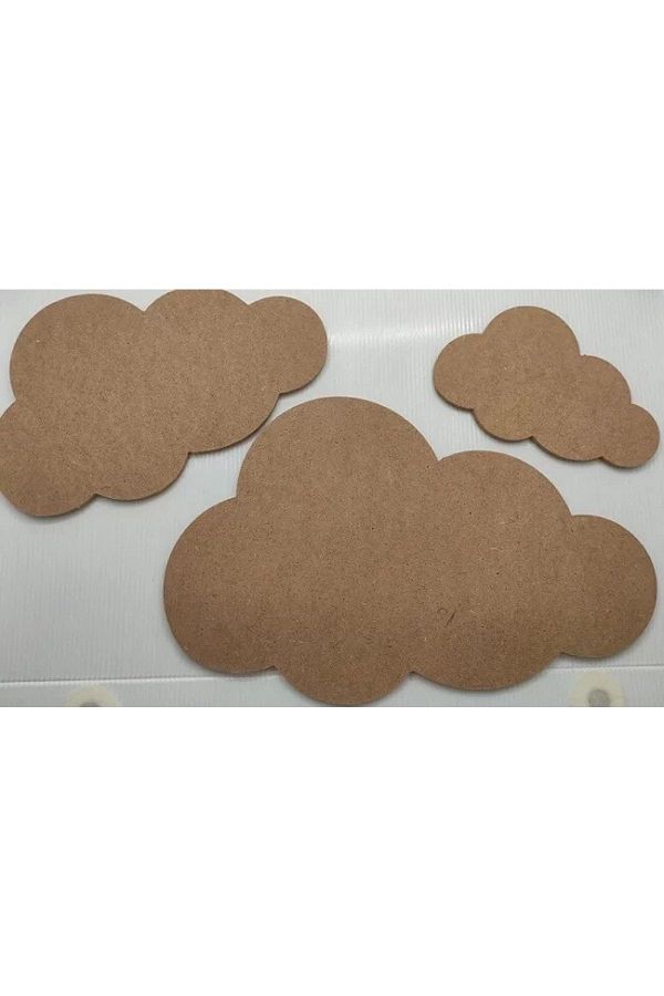 Cadence-Decorative Cloud (MDF OBJECT) Set of 3 1