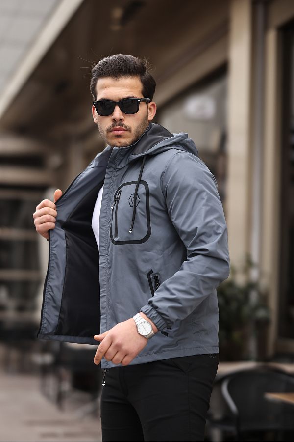 Gray reflective jacket outlet