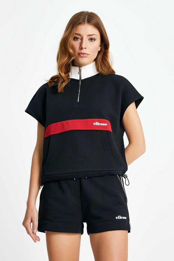 Ellesse Women s Crop Top EF107 BK Trendyol