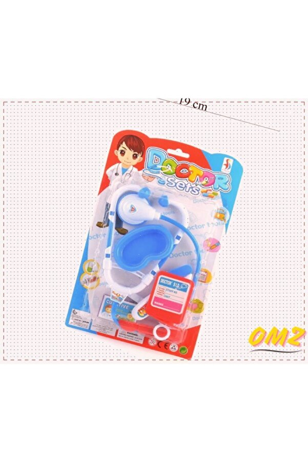 OMZ Oyuncak Doktor Seti Kartela /  Kız Erkek Oyuncakları Cocuk Egitici Montessori Oyuncaklar