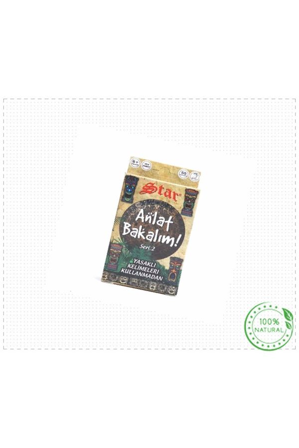 OMZ Tabu Kartları Anlat Bakalım Kelime Oyunu Yaş 6+ Kız Erkek Cocuk Egitici Montessori Oyuncak Naturel