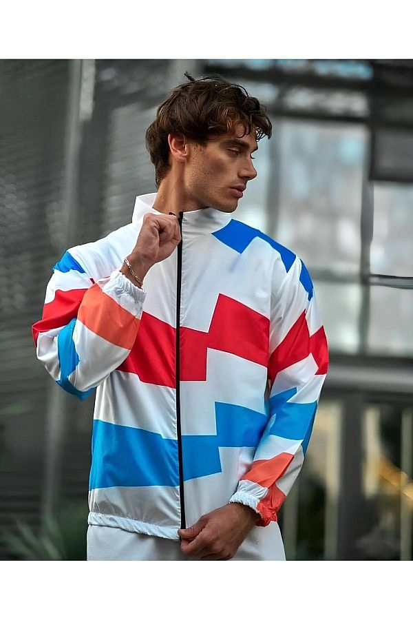 Parachute raincoat top