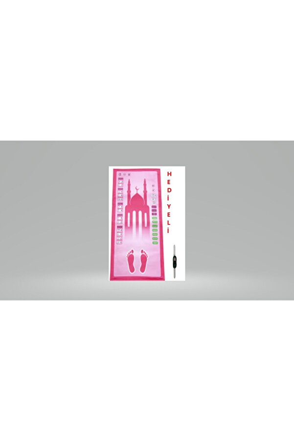 Ayfa Basın Yayın Benim Seccadem Çocuklar İçin Sesli Konuşan 7 Dilde Namaz Kıldıran Seccade Pembe(Zikirmatik Hediyeli)