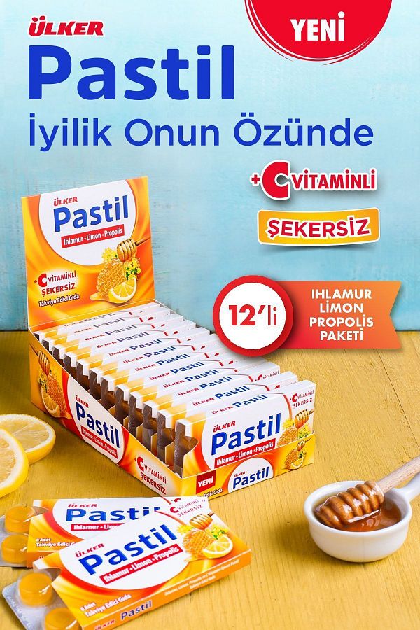 Ülker-X12 Lozenge - Linden, Lemon and Propolis 1