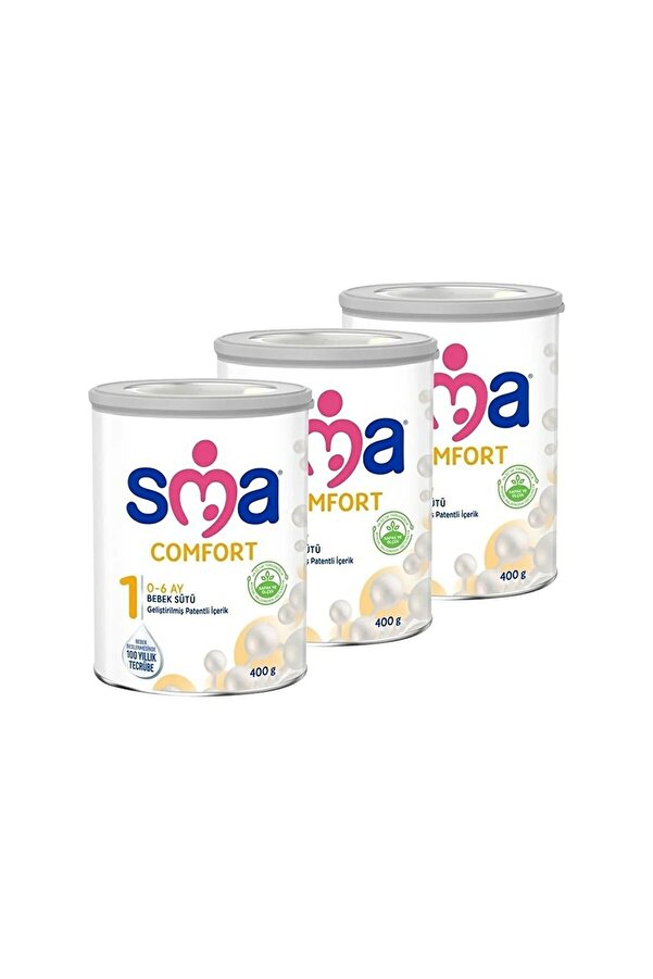 SMA COMFORT 1 Numara 400 GR 0-6 Ay 3`lü Avantaj Paketi (1200GR)