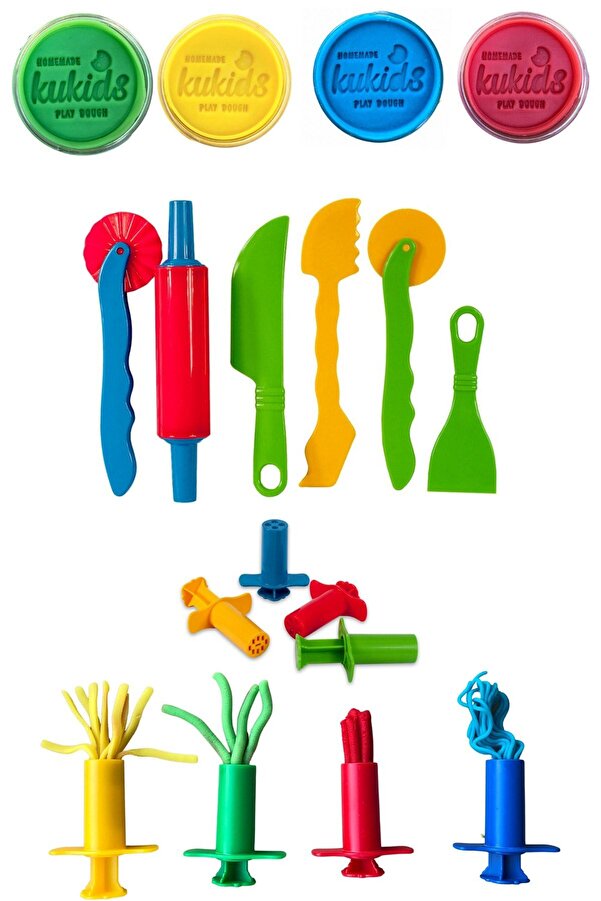 Homemade Playdough Play Doh Tool Set Play-Doh Stamp And Saw Tool