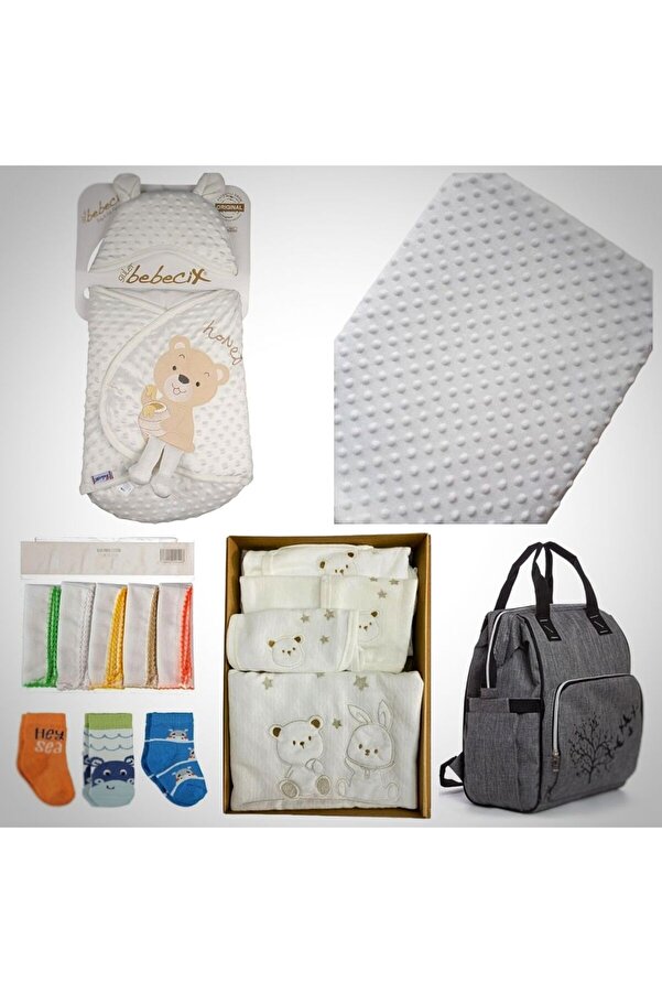 Necix's Bebe 6 Parça Bebek Çeyiz Seti Hastane Çıkışlı