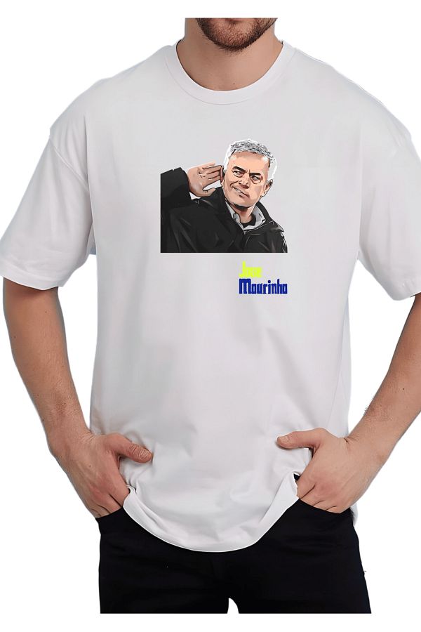 EST L VO Jose Mourinho Football T Shirt Unisex Oversize T Shirt Long Sleeve Crew Neck Trendyol
