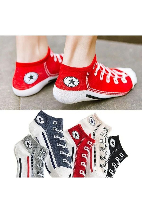 Converse short socks clearance