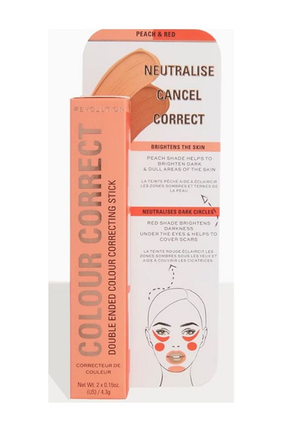 Revolution-Peach and Red Color Correct Transform Stick 1