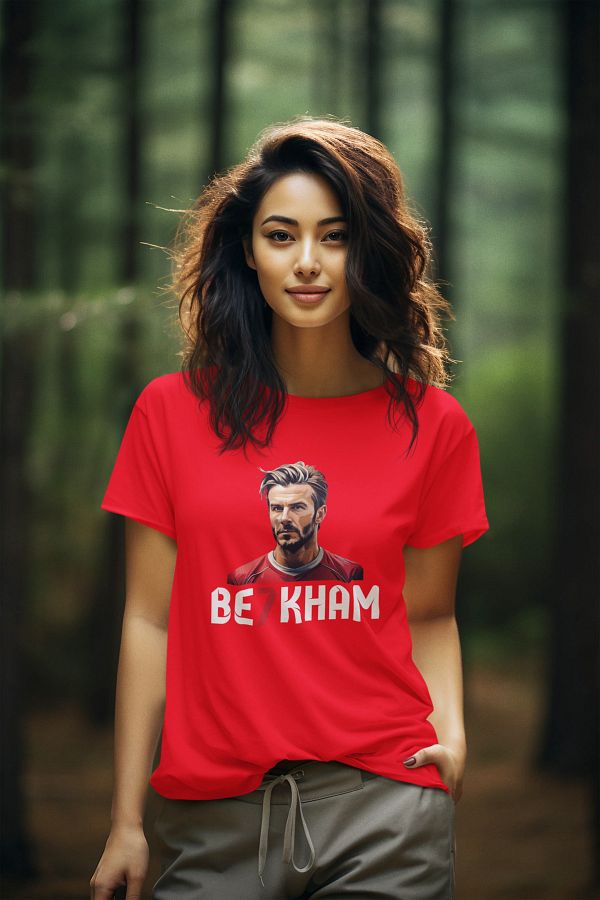 Biy Store David Beckham Legendary Football Jersey Red Unisex T Shirt Trendyol