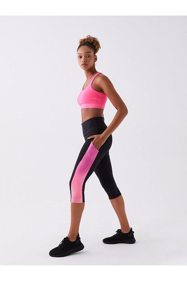 LC Waikiki-LCW Active Colanți pentru femei cu talie elastică Color Block 1