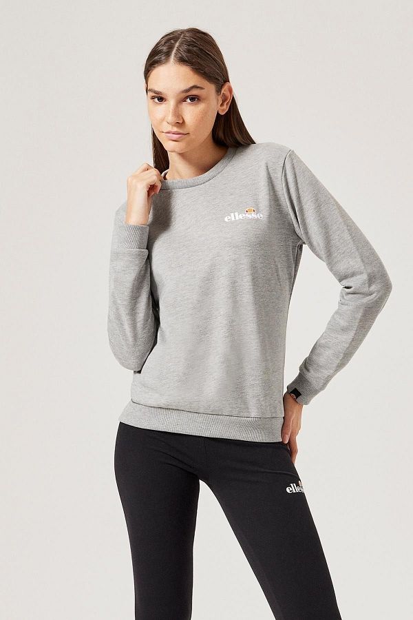 Ellesse Sports Sweatshirt Gray Casual Trendyol
