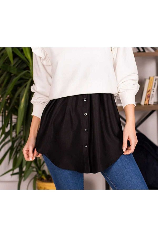 ZEVAHİR BOUTIQUE Skirt - Black - Mini - Trendyol