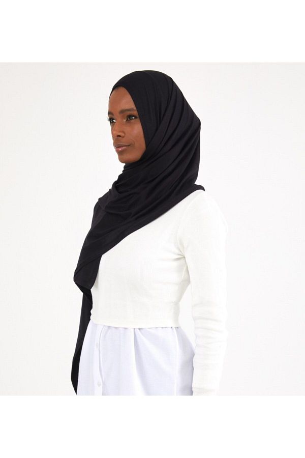 Differenza-Black Combed Shawl 1